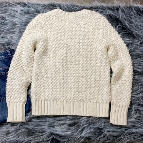 Banana Republic Open Crew Carpet Knit Sweater - Picture 4 of 7